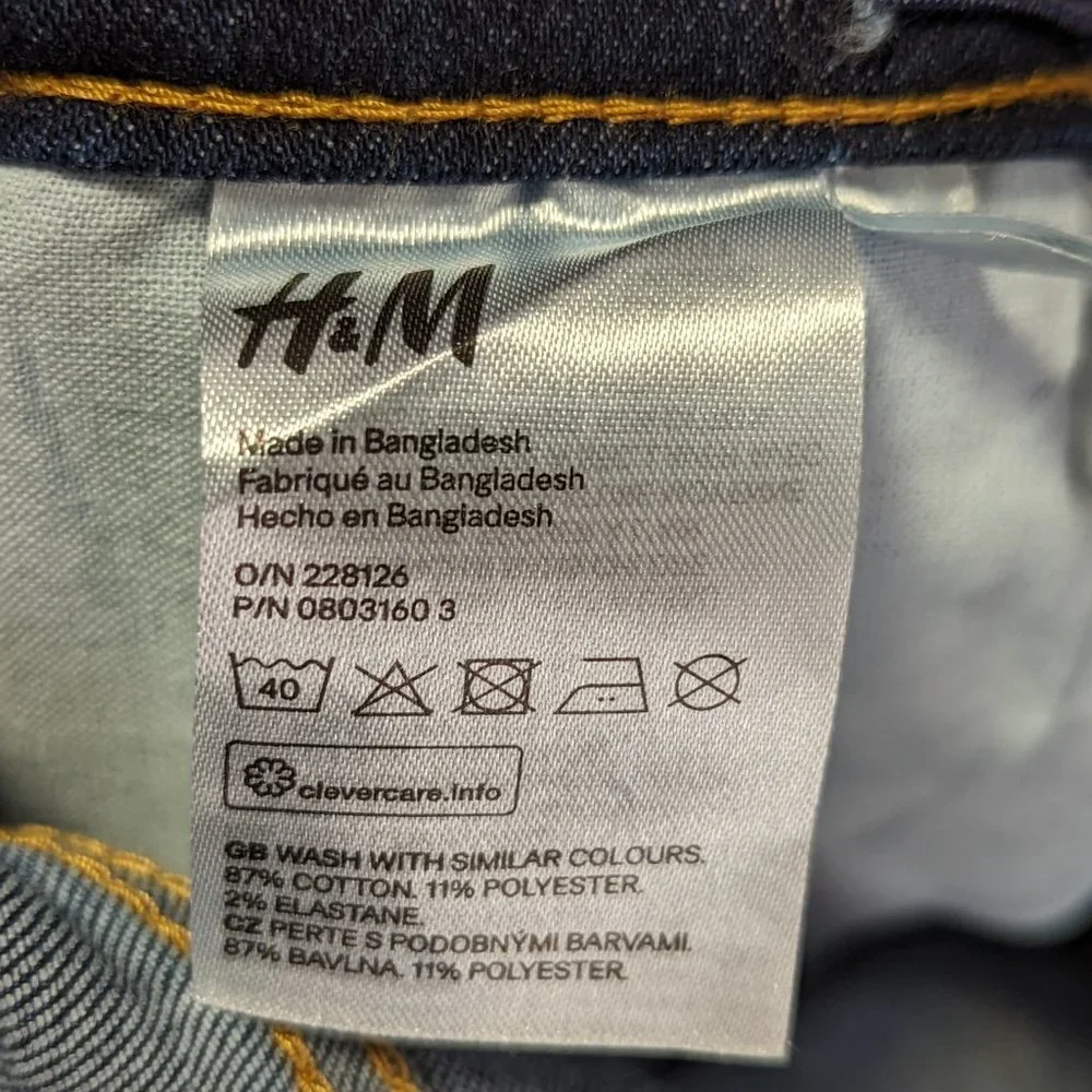 H&M Girls Slim Fit Jeans Size 16